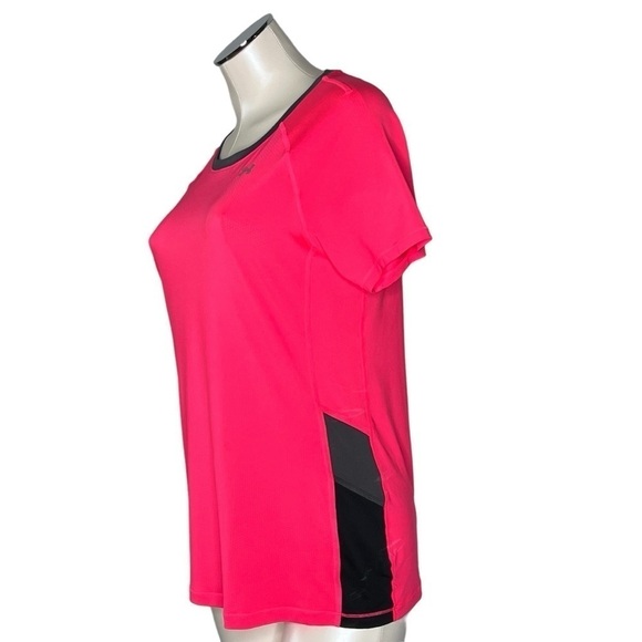 UNDER ARMOUR Fitted HeatGear Coral Pink Short Sleeve Shirt Women's Size M - Picture 2 of 11